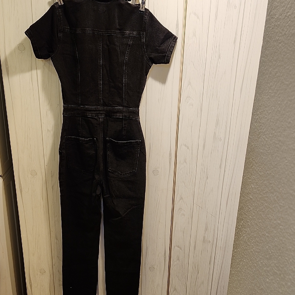 Good American Charcoal Denim Jacket - Picture 9 of 13